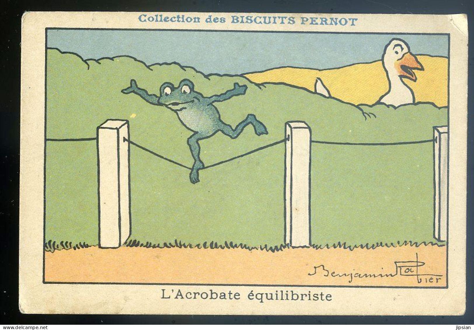 Lot De 9 Images Biscuits Pernot -- Illustration Benjamin Rabier  STEP184 - Pernot