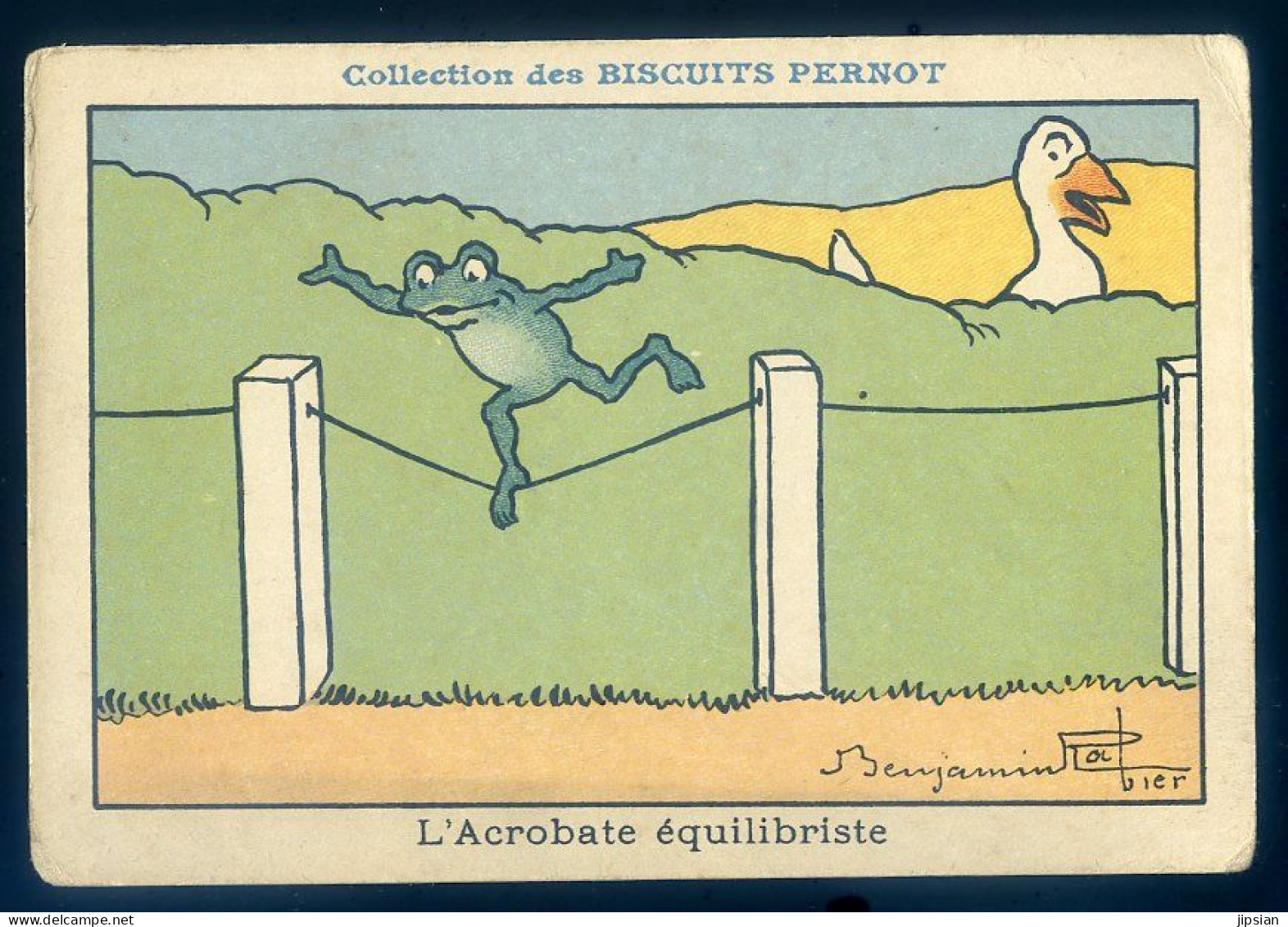 Lot De 9 Images Biscuits Pernot -- Illustration Benjamin Rabier  STEP184 - Pernot