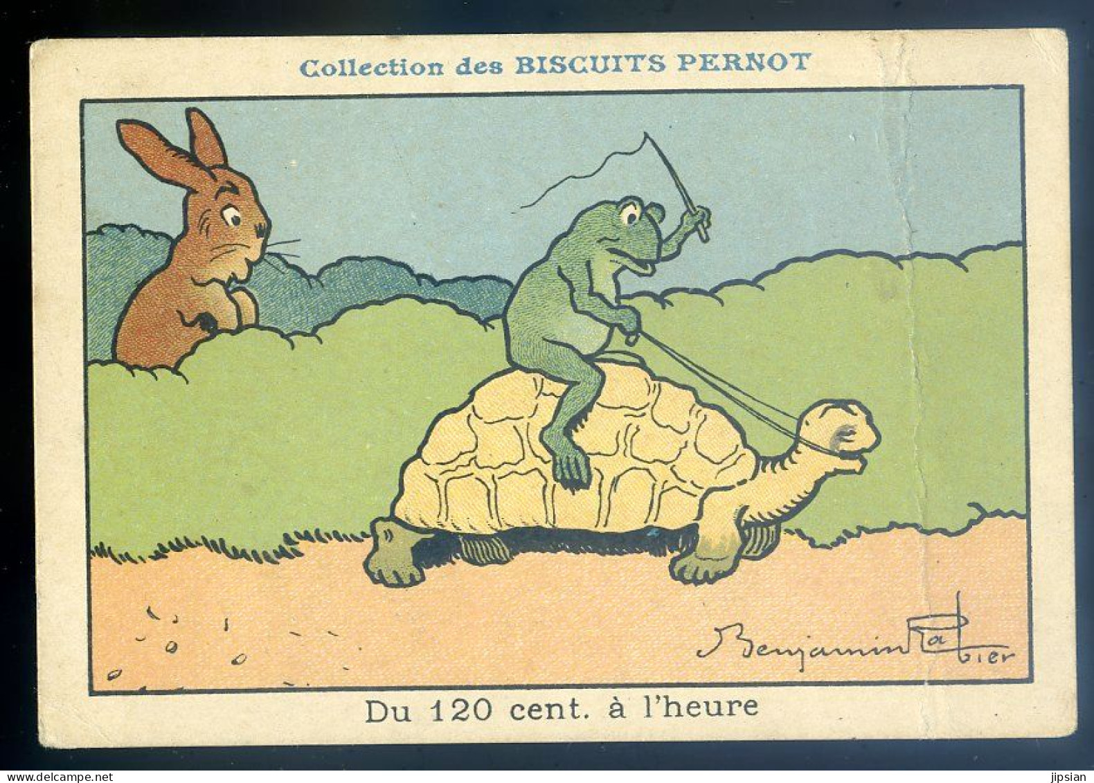 Lot De 9 Images Biscuits Pernot -- Illustration Benjamin Rabier  STEP184 - Pernot