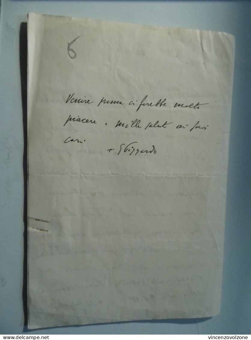 Lettera Manoscritta Monsignor Giuseppe Pizzardo 1933 - Manuscrits