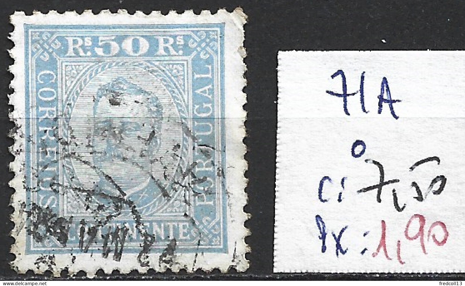 PORTUGAL 71A Oblitéré Côte 7.50 € - Used Stamps