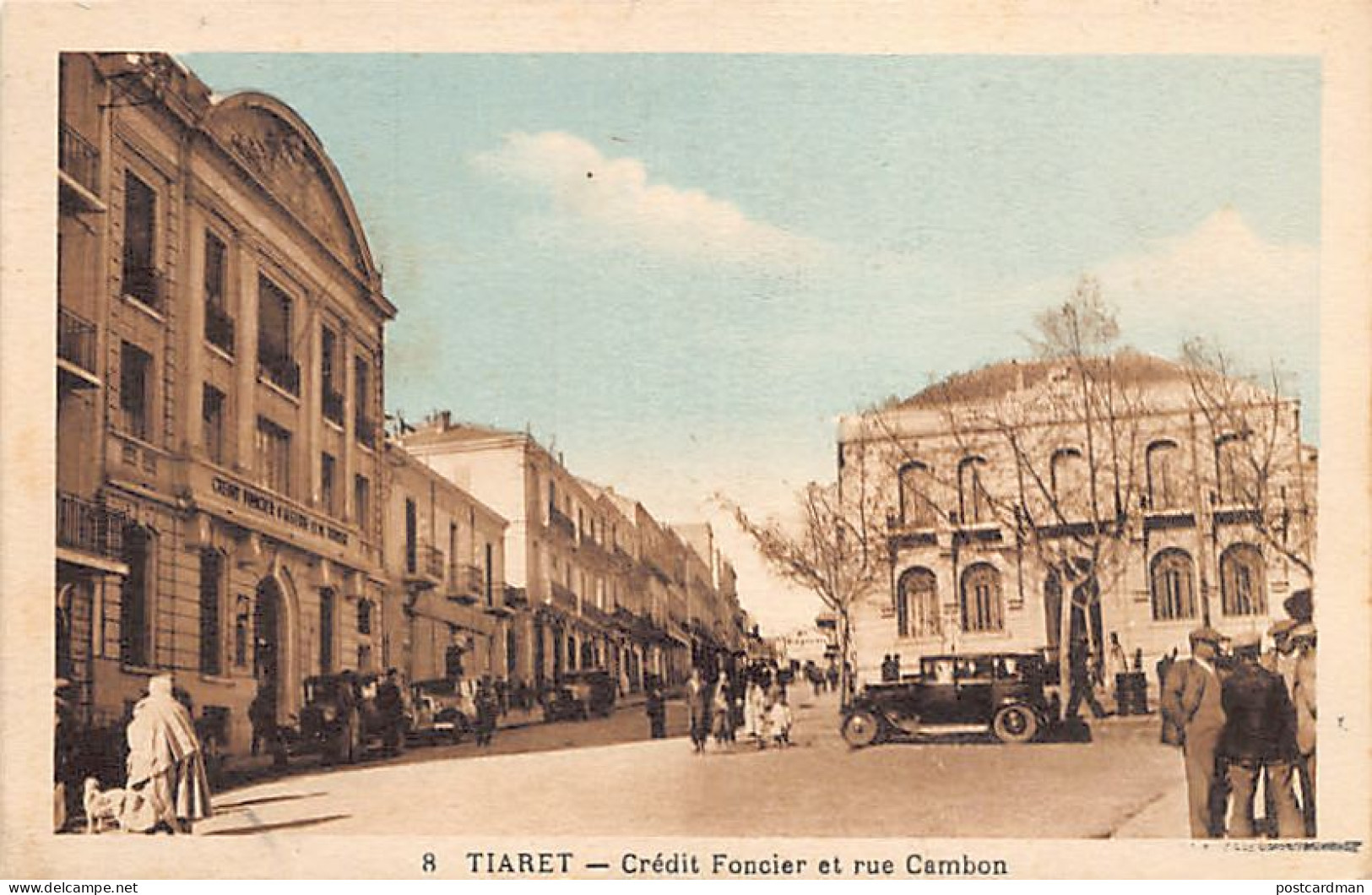 TIARET - Crédit Foncier Et Rue Cambon - Tiaret