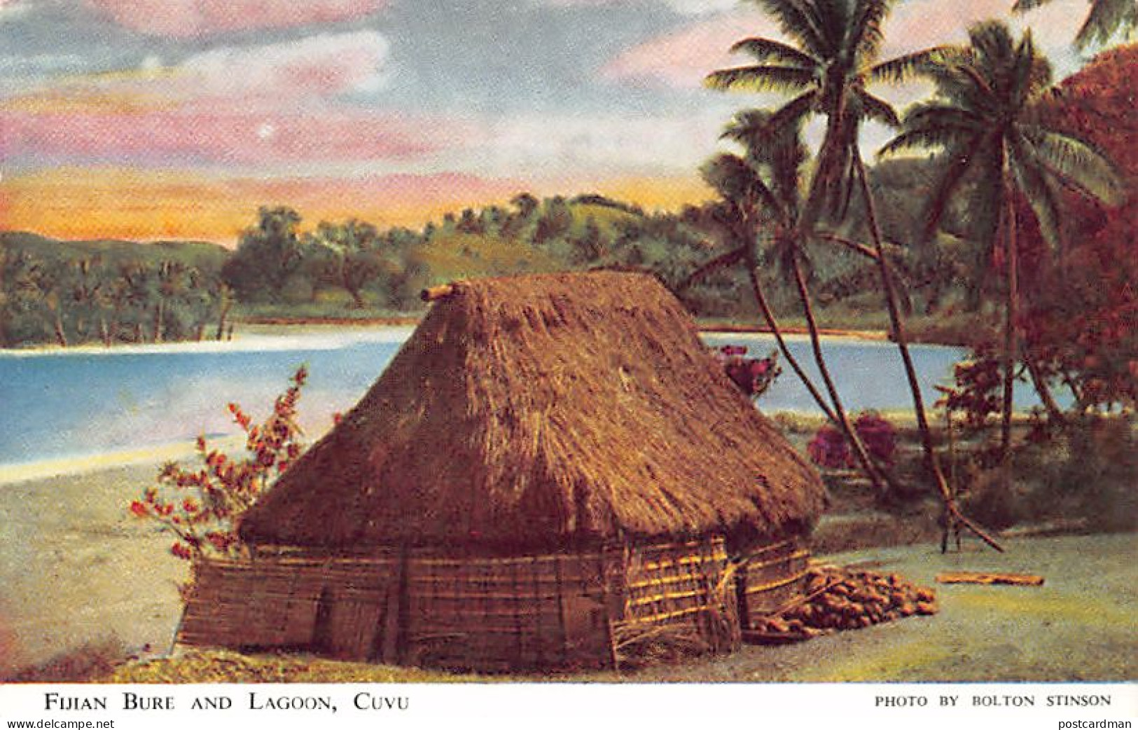 Fiji - CUVU - Fijian Bure And Lagoon - Publ. Bolton Stinson C3 - Fidji