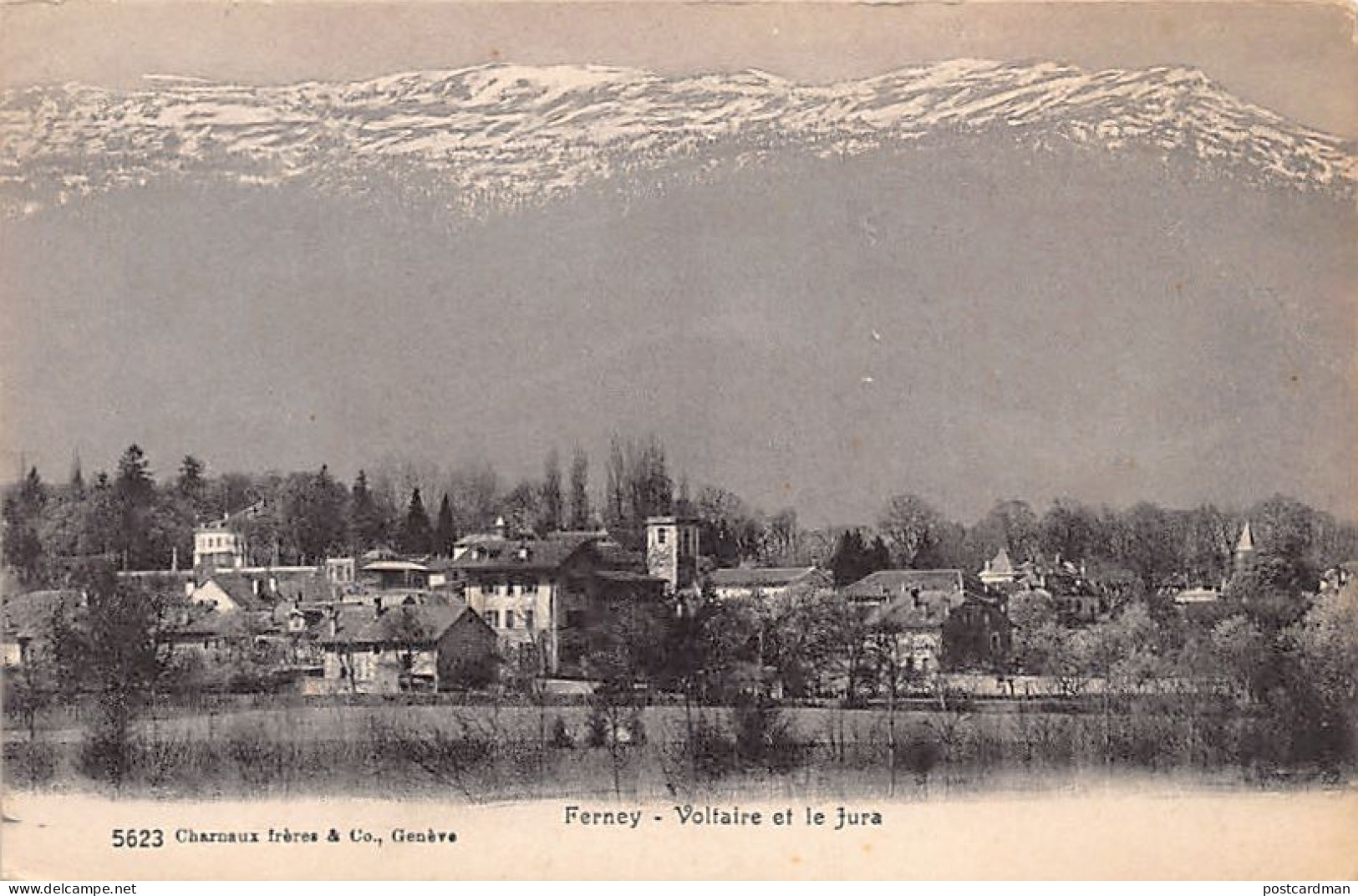 France - FERNEY (01) Voltaire Et Le Jura - Ed. Charnaux 5623 - Ferney-Voltaire