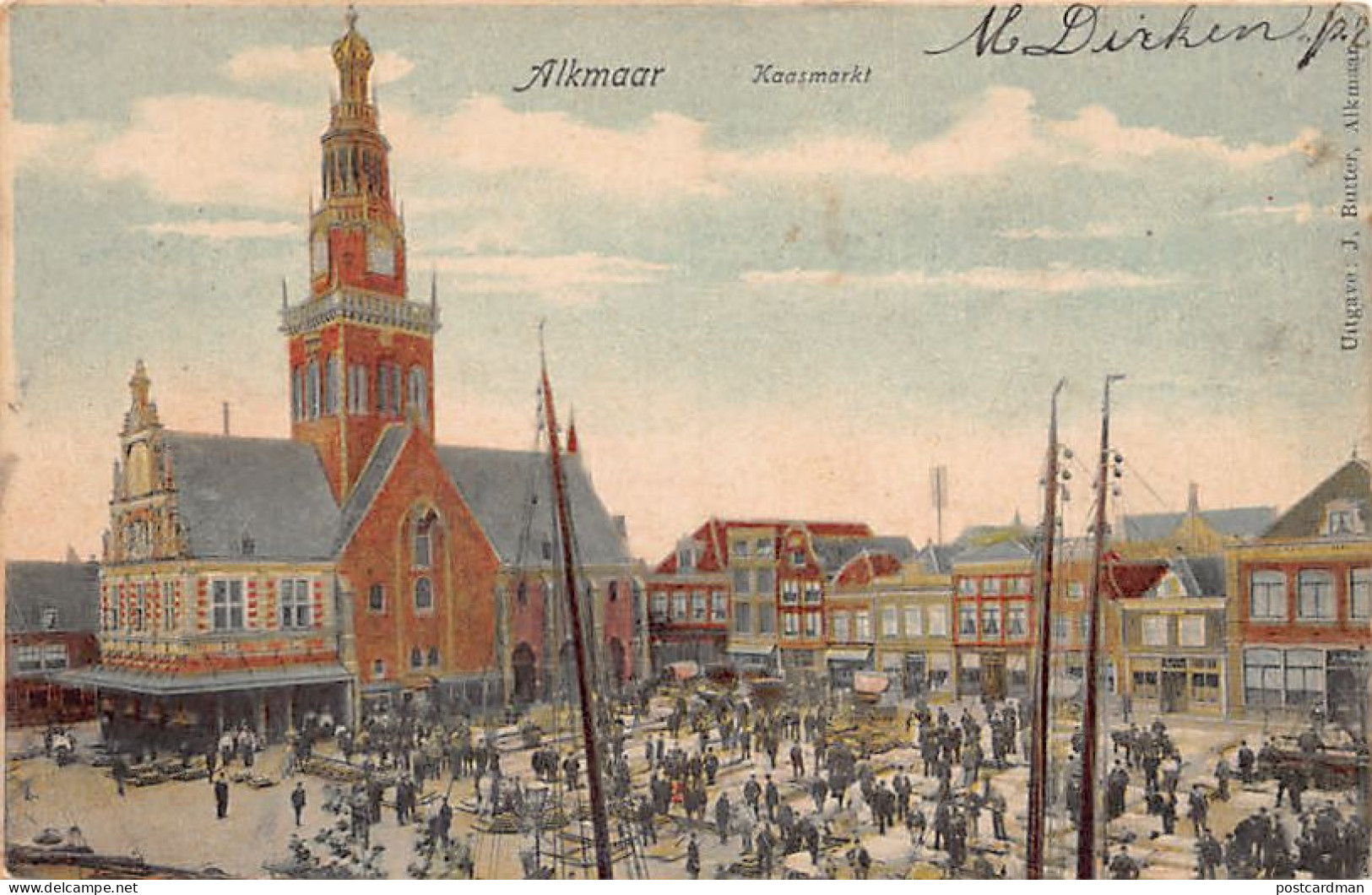 ALKMAAR - Kaasmarkt - Uitg. J. Butter  - Alkmaar
