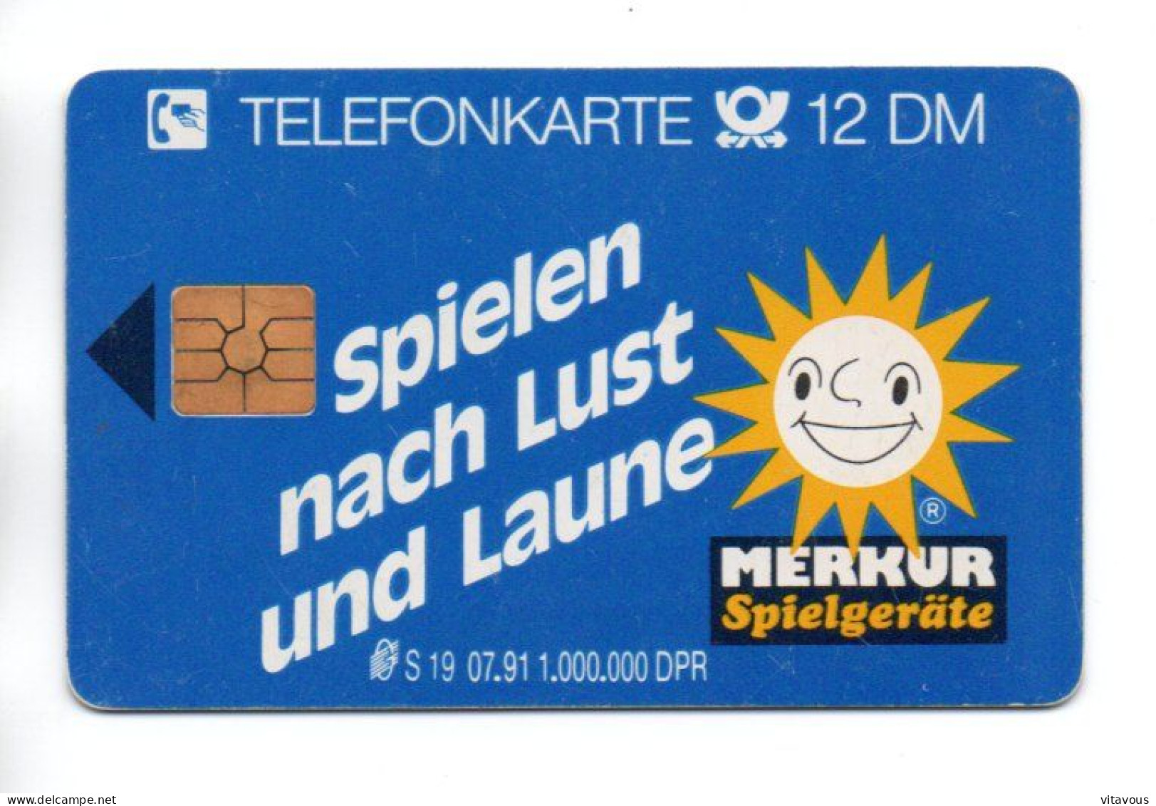 Merkur Spielgerate Télécarte Allemagne S 19 Phonecard Telefonkarte (K 57) - S-Series : Taquillas Con Publicidad De Terceros