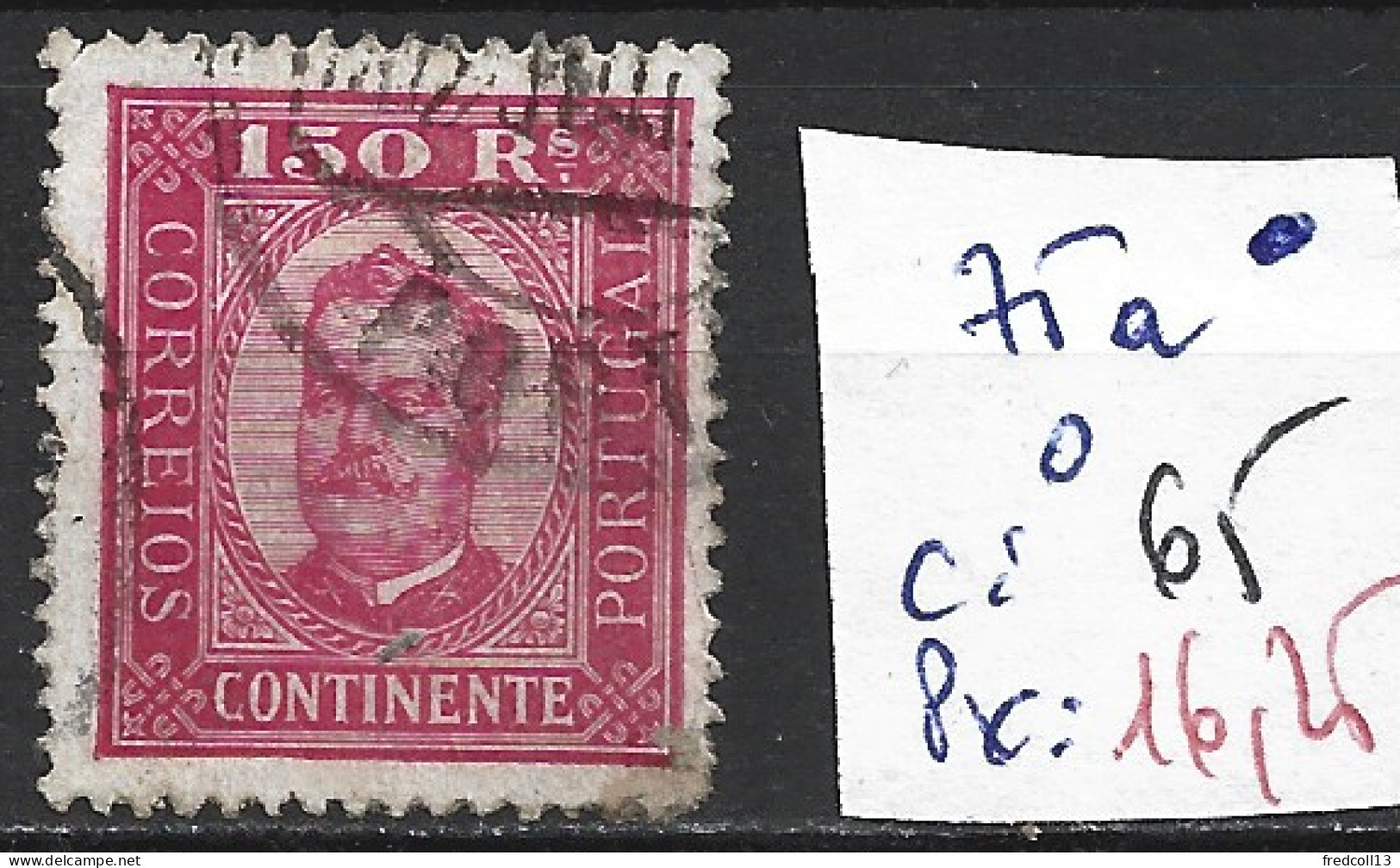 PORTUGAL 75a Oblitéré Côte 65 € - Used Stamps