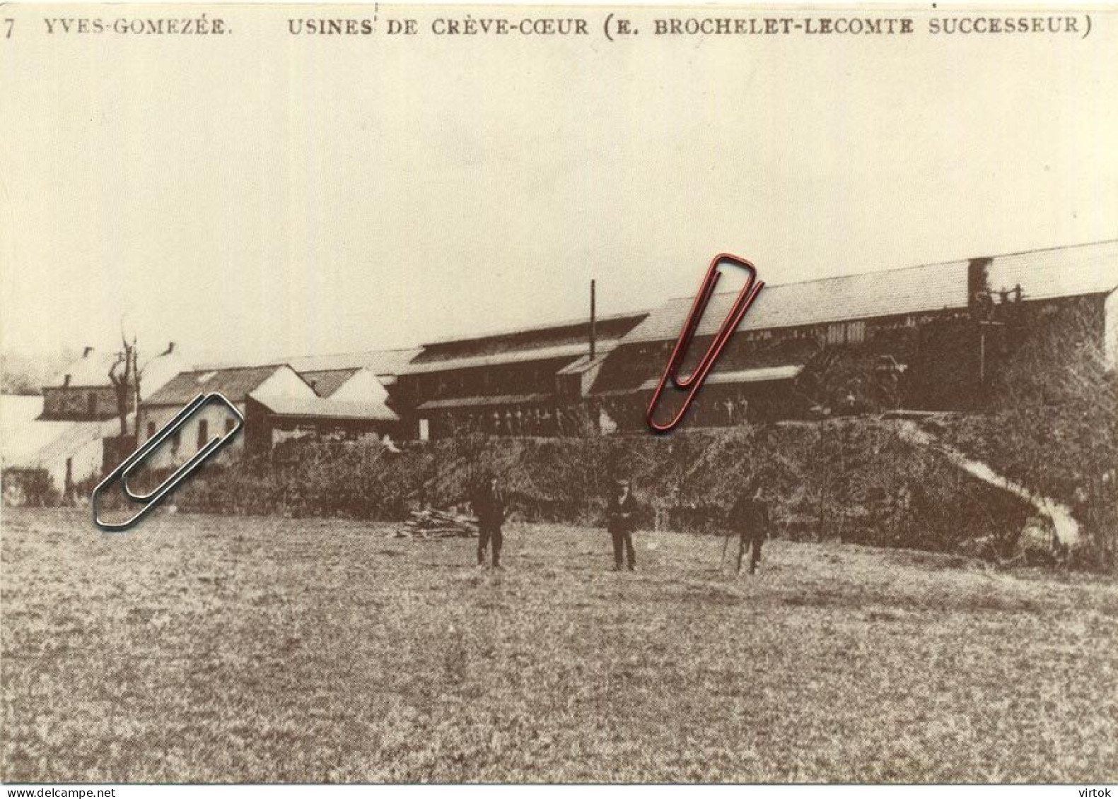 Yves-Gomezée  :  Usines  ..........       (  Carte  ADEPS  Vois Scans ) - Walcourt