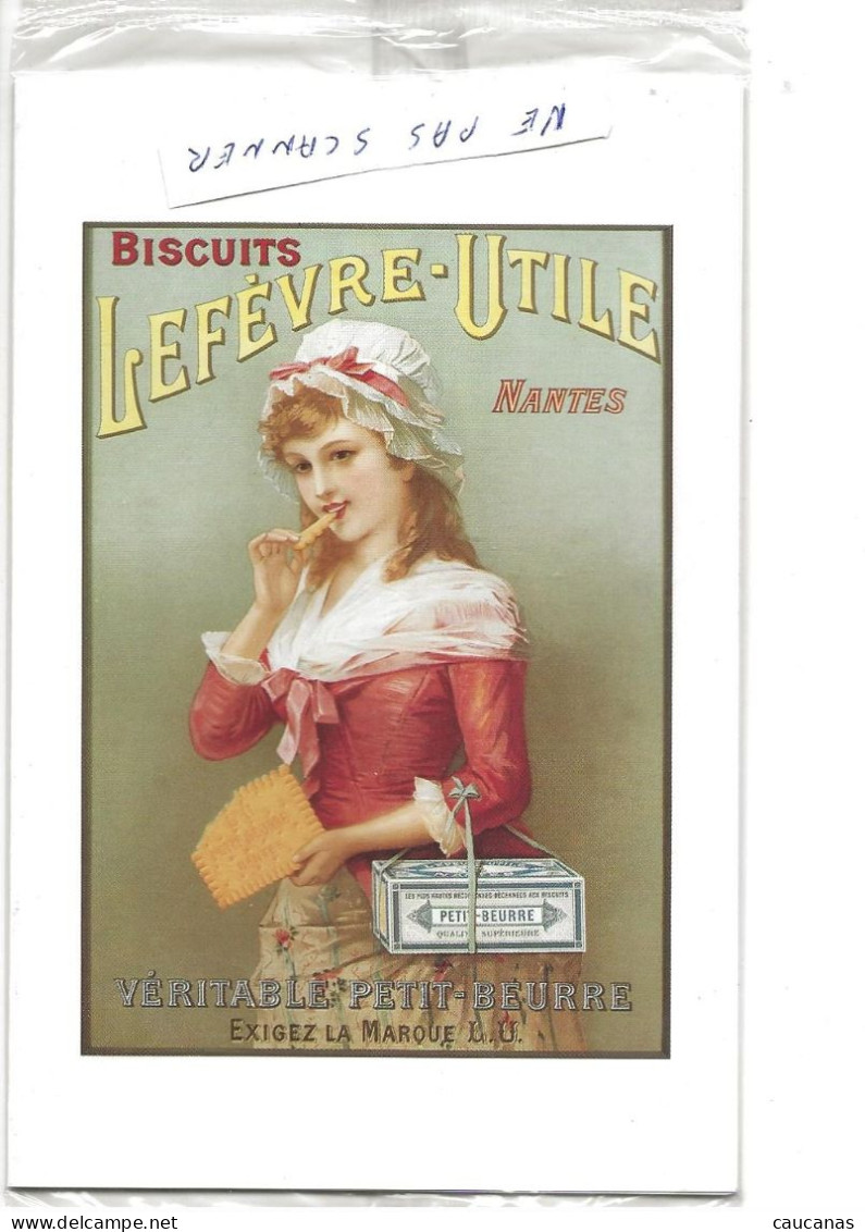 BISCUITS  LU   Sous Blister Cartes Ou Document? - Verzamelingen & Kavels