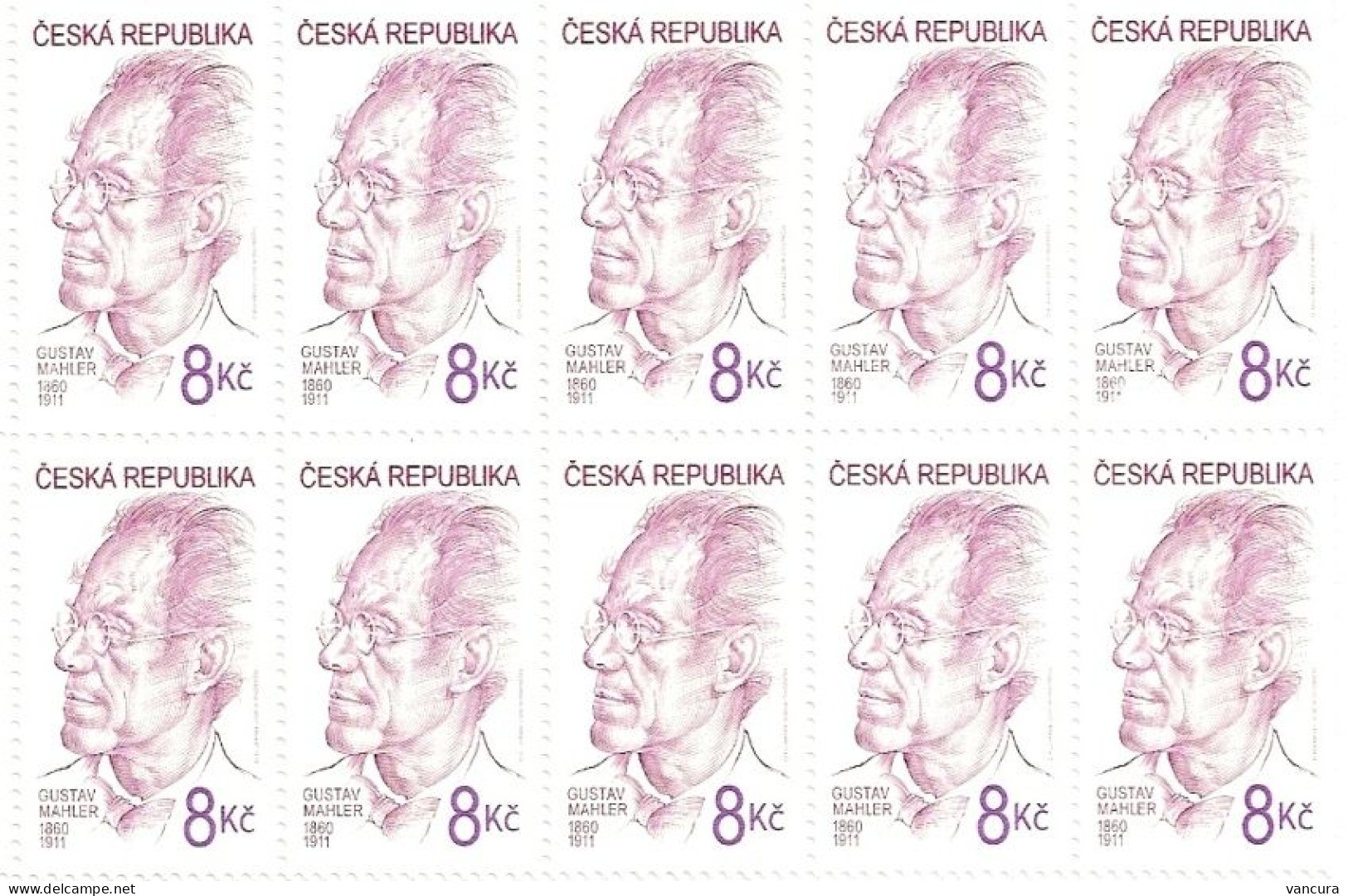 ** 257 Czech Republic G. Mahler 2000 - Neufs