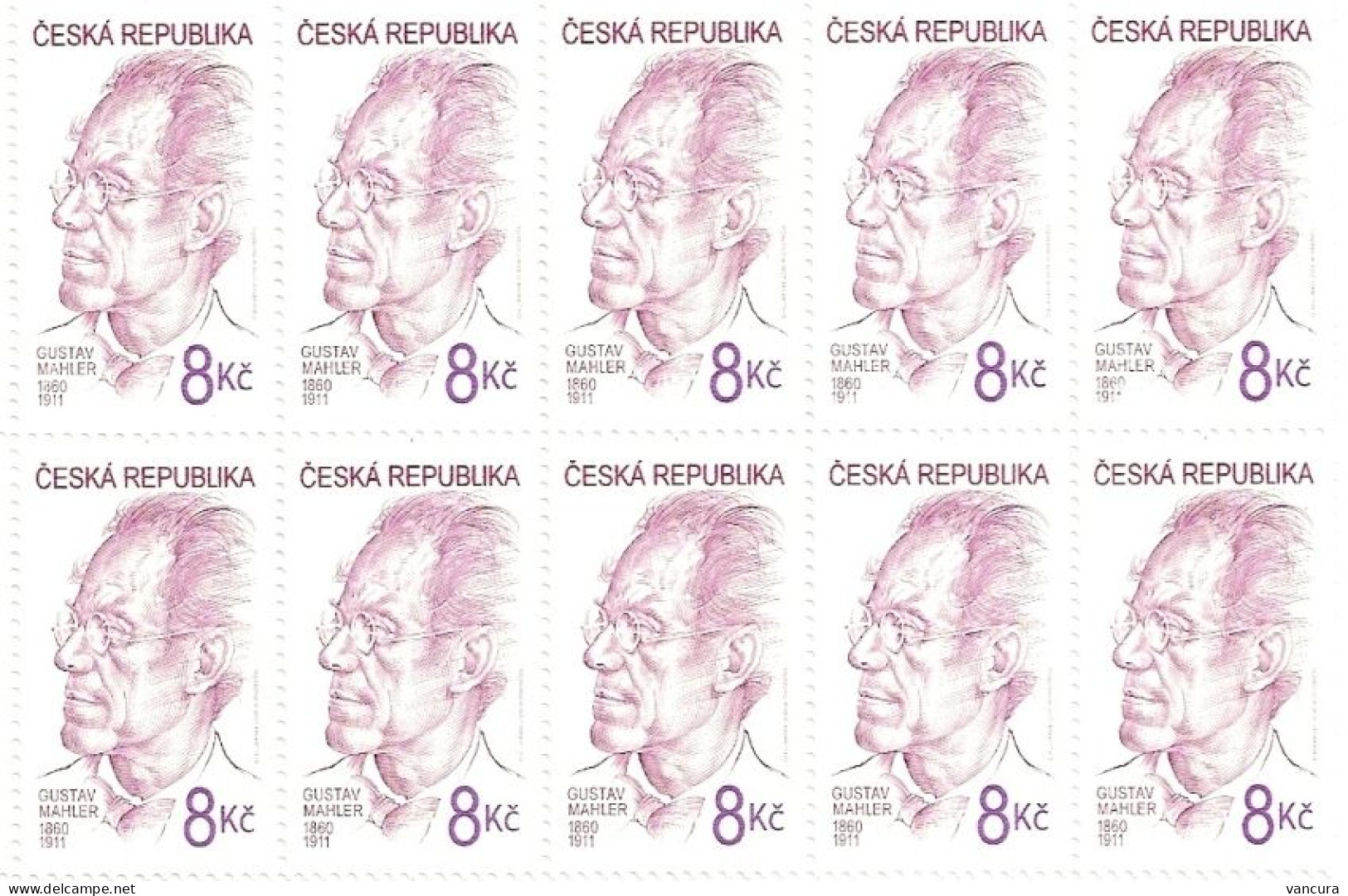 ** 257 Czech Republic G. Mahler 2000 - Ungebraucht