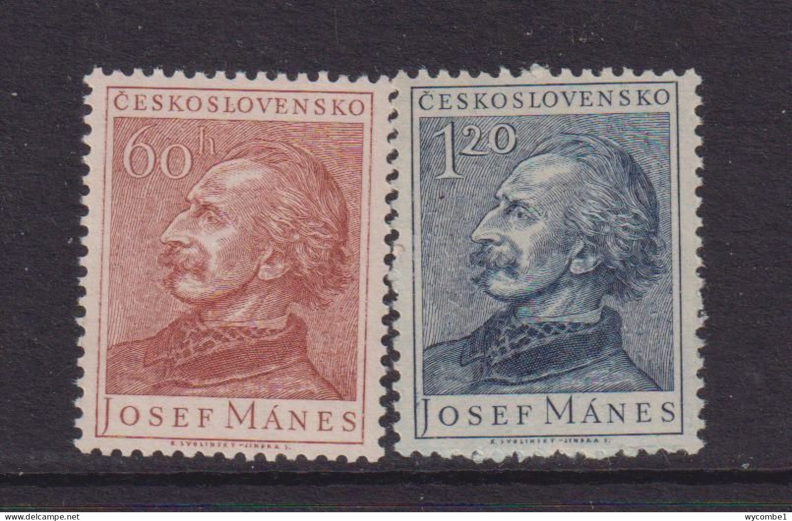 CZECHOSLOVAKIA  - 1953  Manes  Set  Never Hinged Mint - Neufs