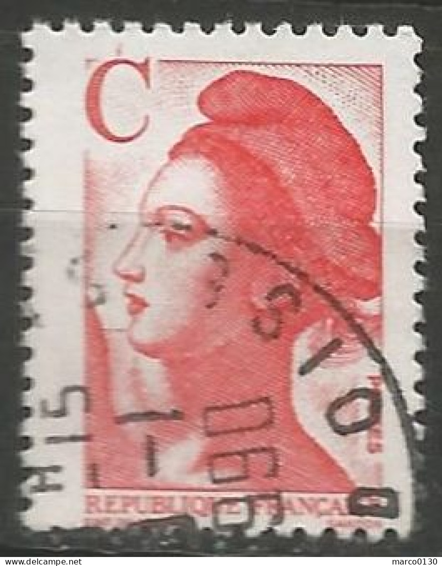 FRANCE N° 2616 OBLITERE CACHET ROND - 1977-1981 Sabine De Gandon