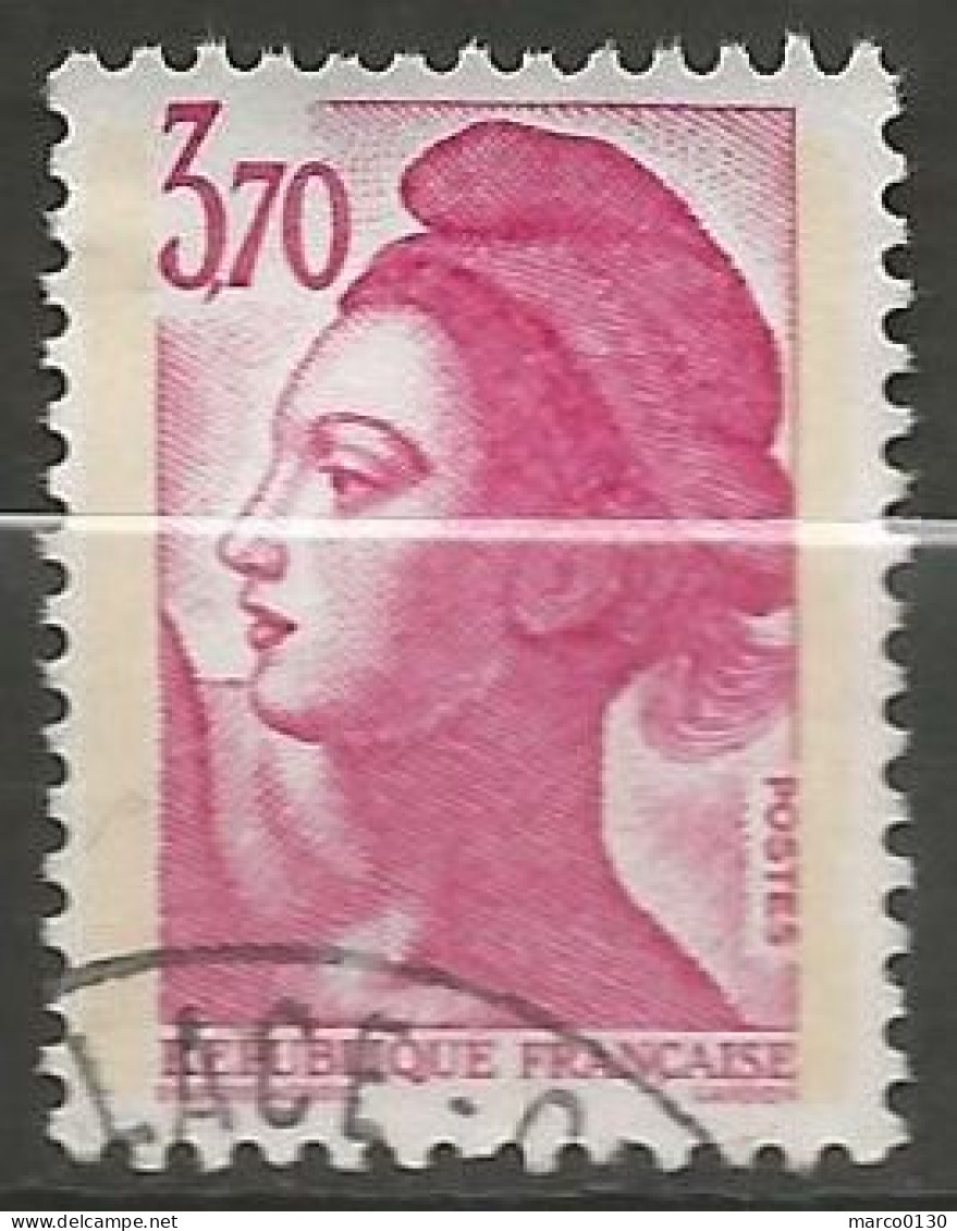 FRANCE N° 2486 OBLITERE CACHET ROND - 1977-1981 Sabina Di Gandon