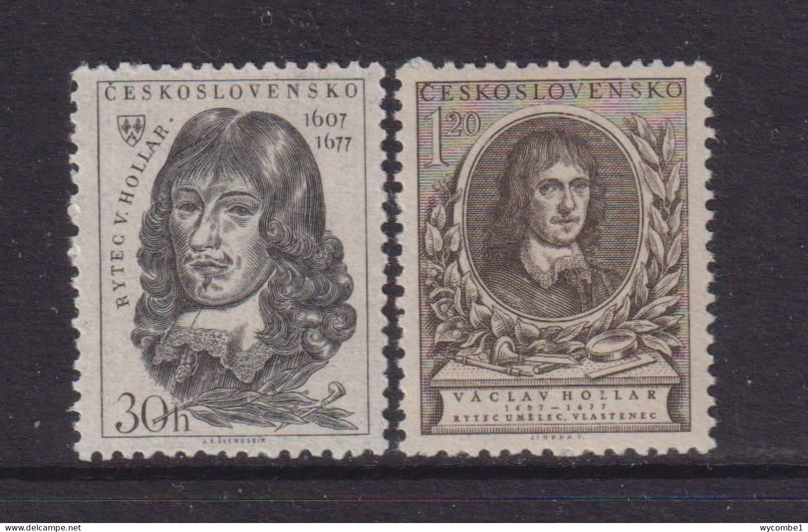 CZECHOSLOVAKIA  - 1953  Hollar  Set  Never Hinged Mint - Neufs