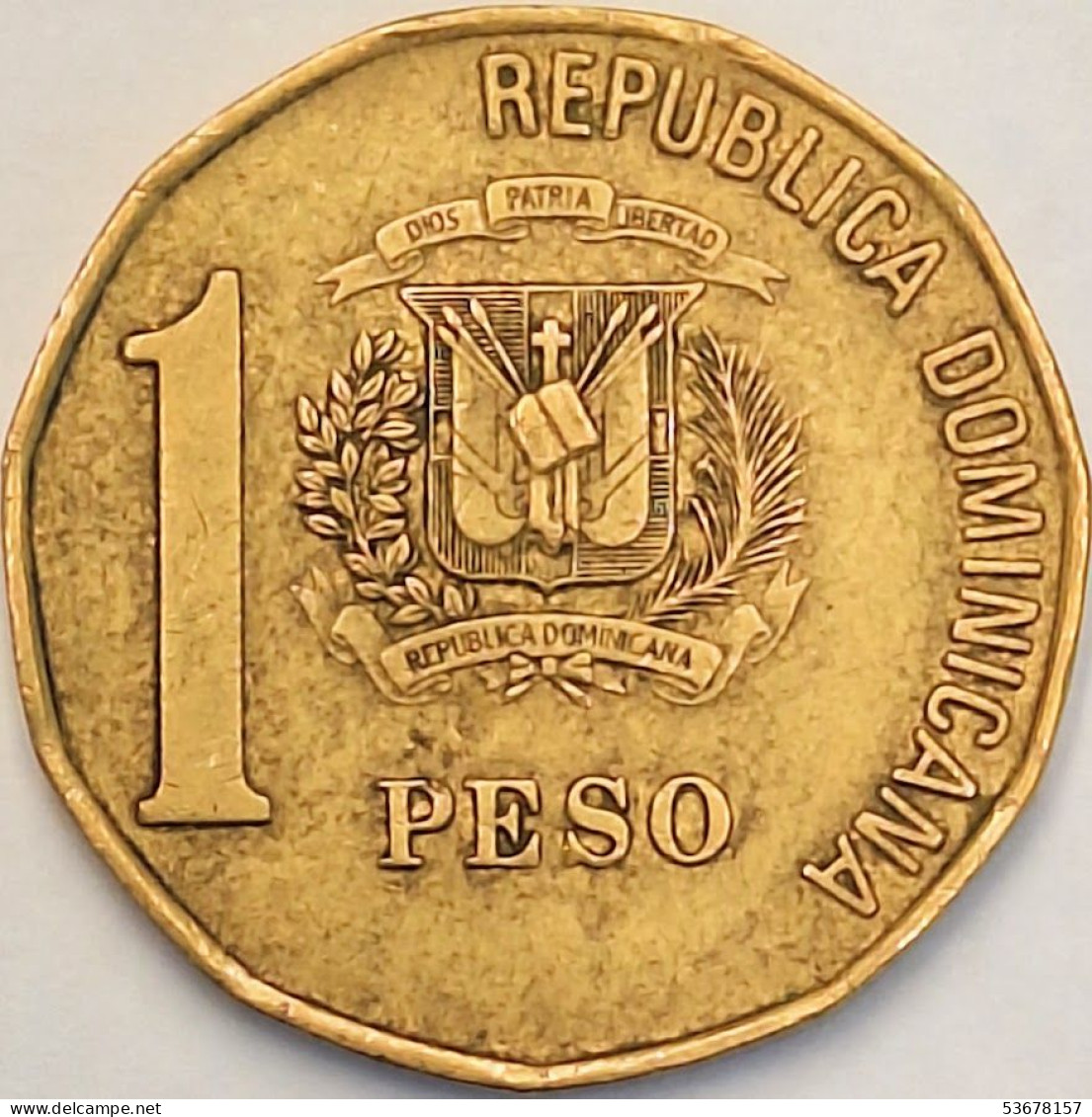 Dominican Republic - Peso 2002, KM# 80.2 (#3805) - Dominicaanse Republiek