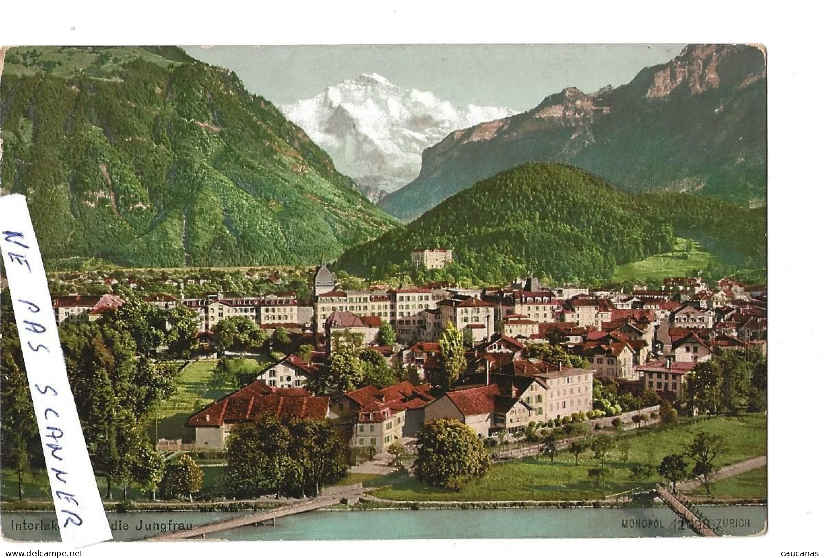 INTERLAKEN Et La JUNGFRAU 1906 - Andere & Zonder Classificatie