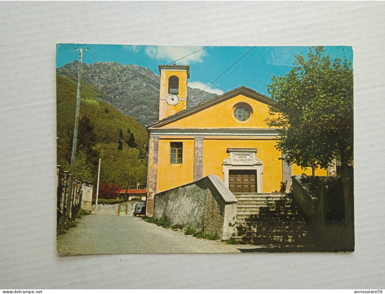 CARTOLINE: TORRE PELLICE - L' ANTICO TEMPIO DEI COPPIERI  - VIAGGIATA - F/G - COLORI - LEGGI - Rivoli