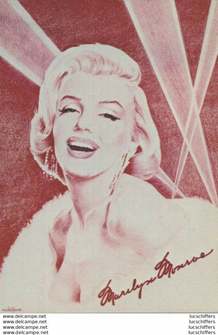 Marilyn Monroe - Série De 7 Cartes - Illustrations Par Michel Faure - Artisti