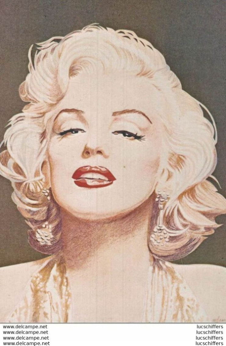 Marilyn Monroe - Série de 7 cartes - Illustrations par Michel Faure