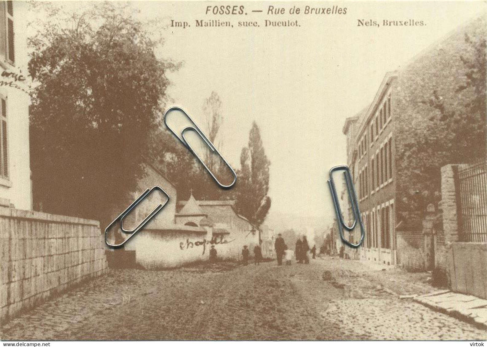 Fosses-la-Ville         (  Carte  ADEPS  Vois Scans ) - Fosses-la-Ville