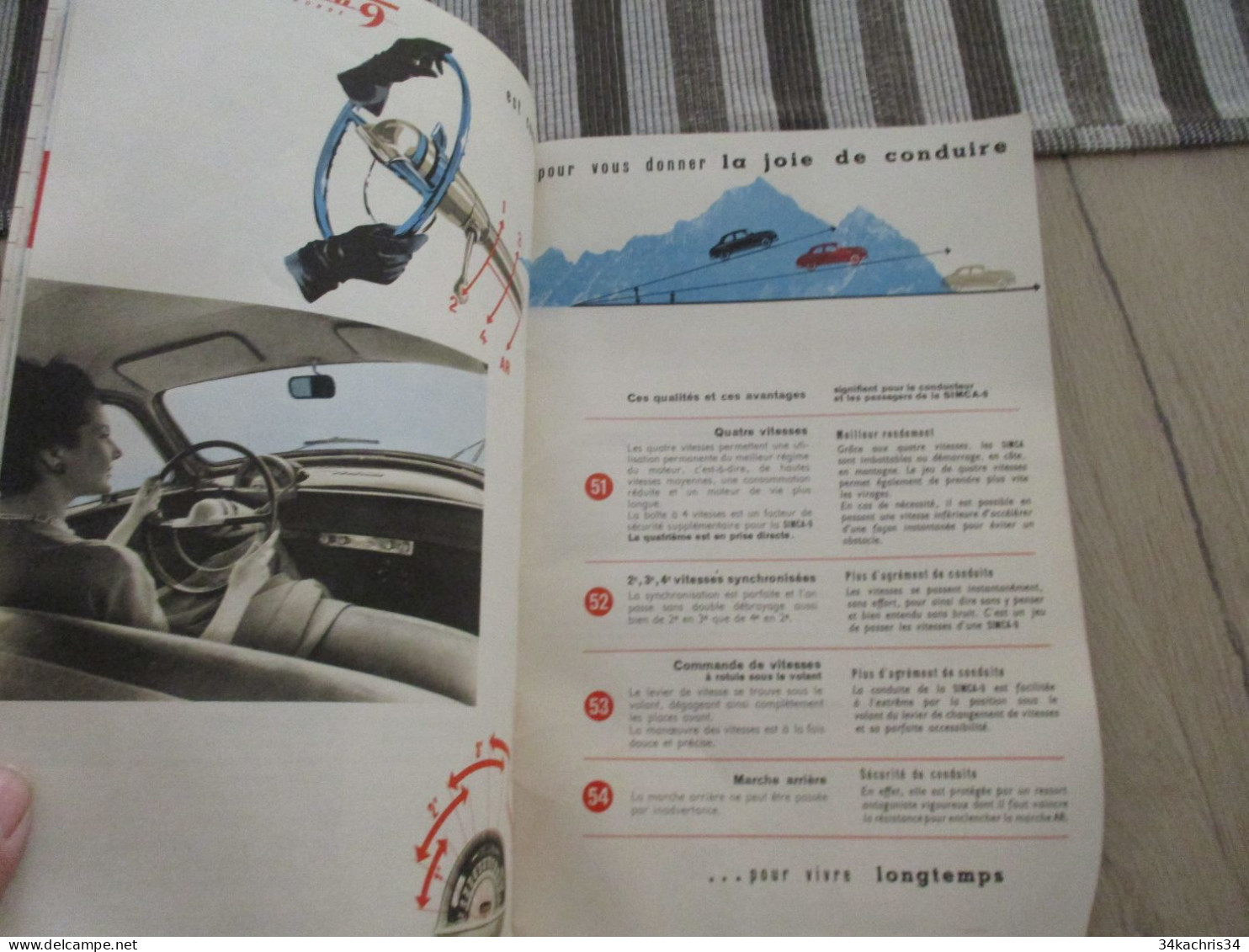 Pub Publicité Livret D'époque SIMCA Aronde 9 16 Pages + Petit Carnet - Cars