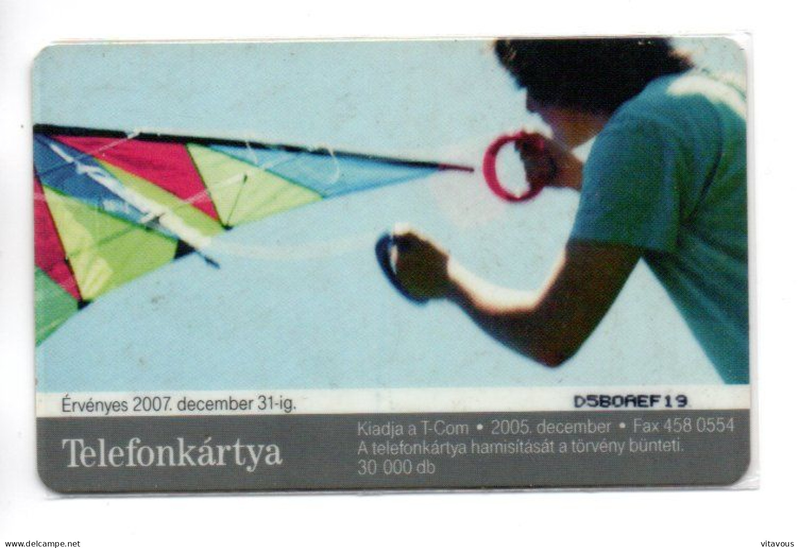 Jeu Cerf Volant  Télécarte Hongrie  Phonecard Telefonkarte (K 59) - Hongarije