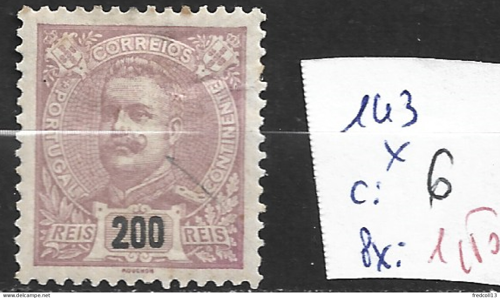 PORTUGAL 143 * Côte 6 € - Unused Stamps