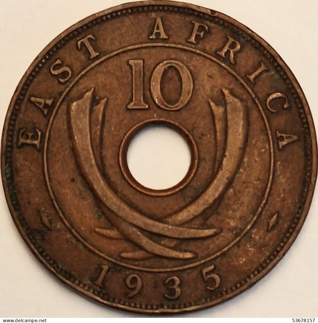 East Africa - 10 Cents 1935, KM# 19 (#3806) - Colonia Británica