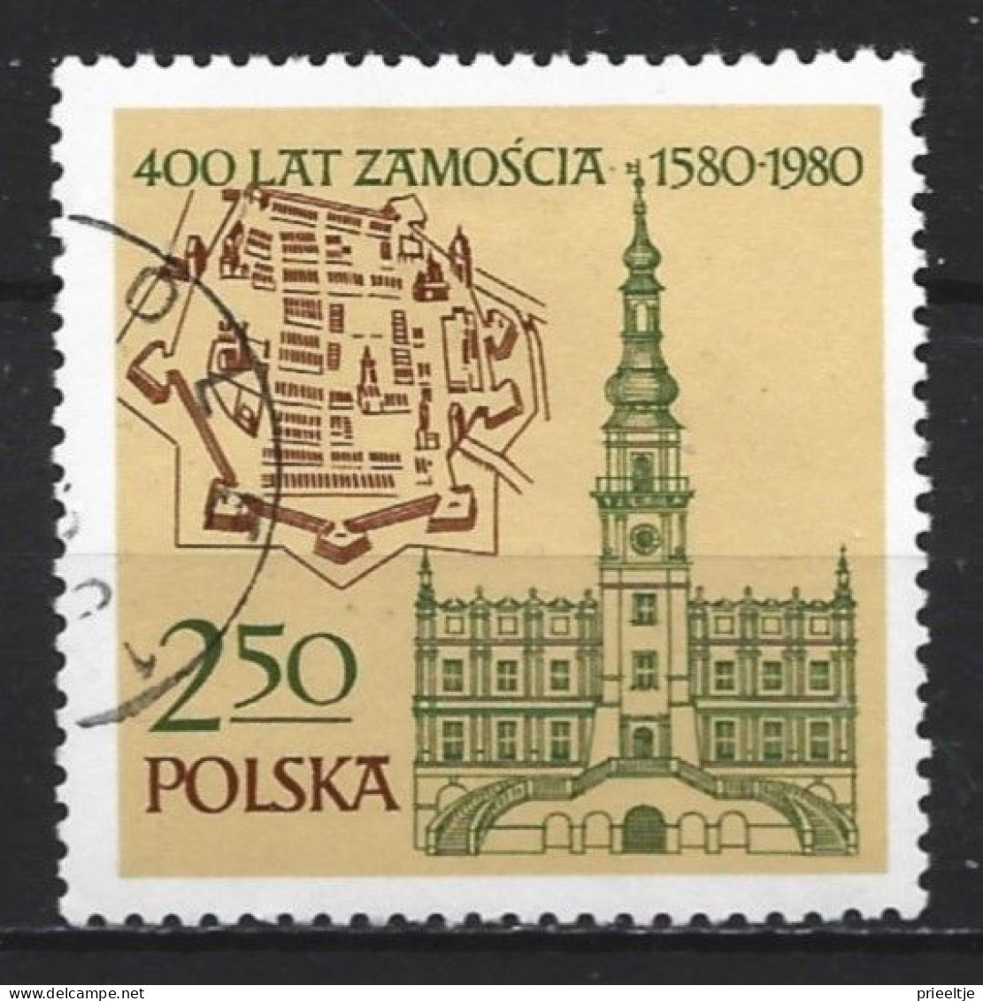 Poland 1980 Zamosc 400th Anniv. Y.T. 2497 (0) - Gebraucht