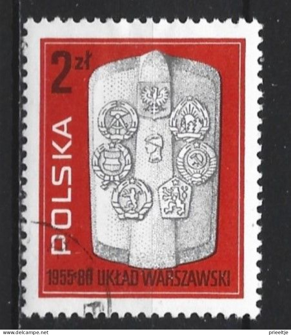 Poland 1980 Seals Of Signatory Countries Y.T. 2499 (0) - Used Stamps