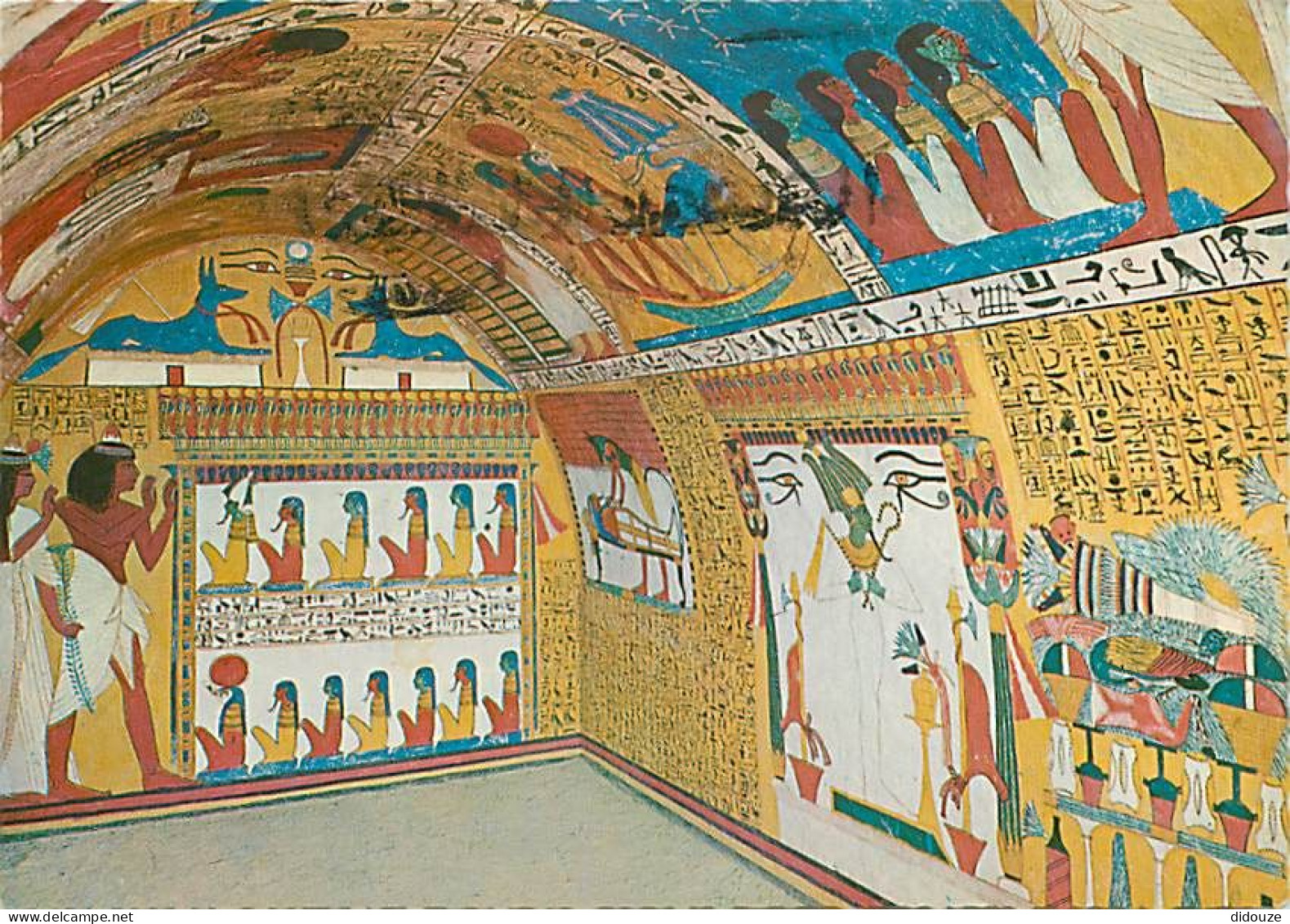 Egypte - Louxor - Luxor - Deir El Madina - Minister Senedgem Tomb - Peinture Antique - Antiquité Egyptienne - Voir Timbr - Luxor
