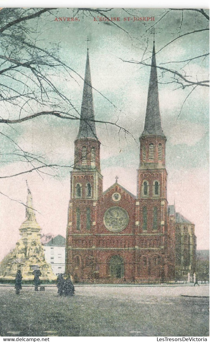 BELGIQUE - Antwerpen - Sint Jozef Kerk En Monument Loos 1904 - Vue Générale - Carte Postale Ancienne - Antwerpen