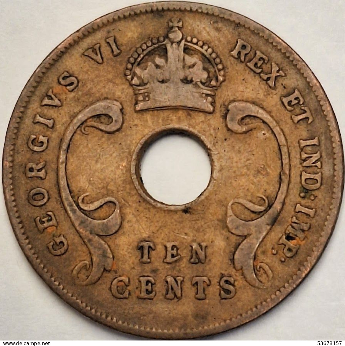 East Africa - 10 Cents 1943, KM# 26.2 (#3807) - Britse Kolonie