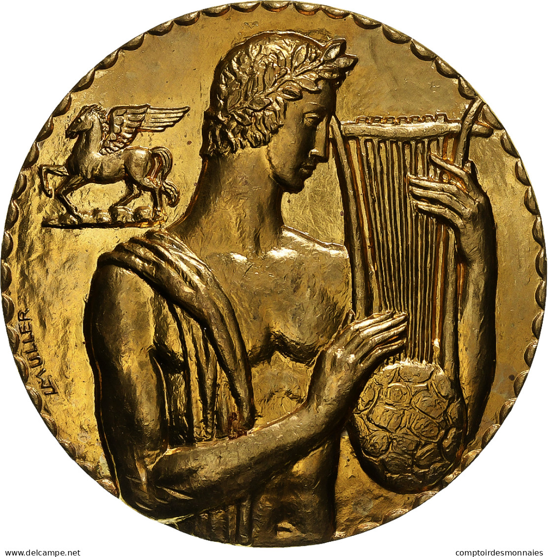 Belgique, Médaille, Orphée, Belgische Artistieke Promotie Van SABAM, Arts & - Sonstige & Ohne Zuordnung