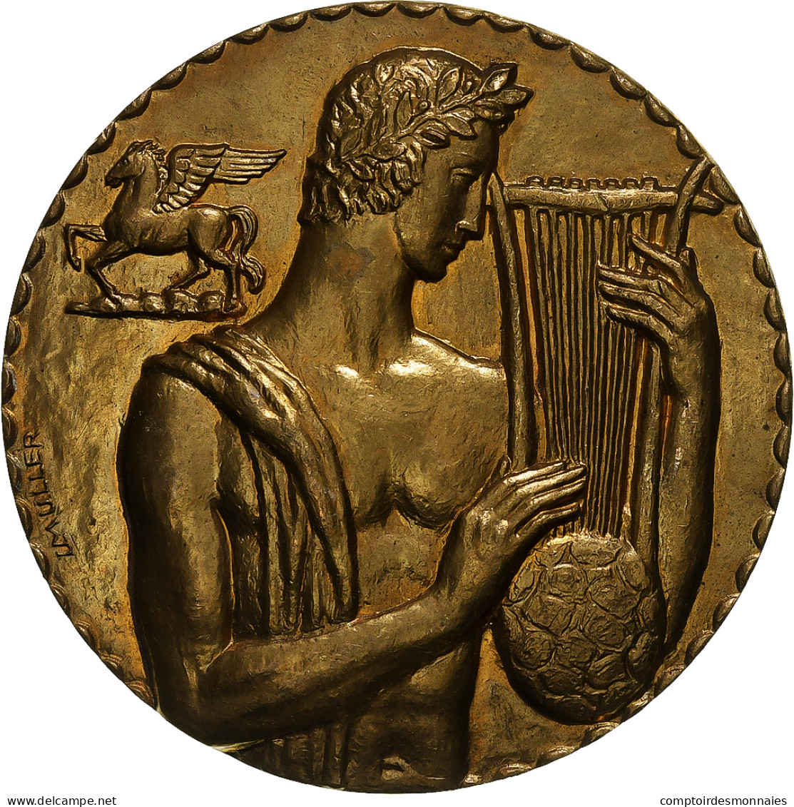 Belgique, Médaille, Orphée, Belgische Artistieke Promotie Van SABAM, Arts & - Autres & Non Classés