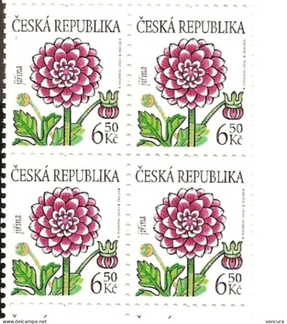 ** 379 Czech Republic - Dahlia 2003 - Unused Stamps