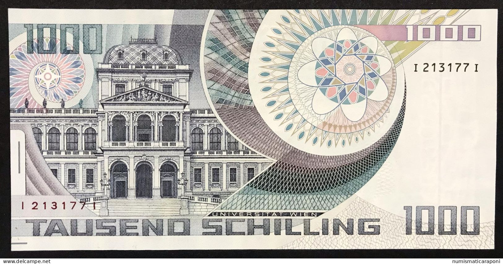 AUSTRIA 1000 SCILLINGS 1983 Pick#152 Erwin Schrödinger Xf Lotto 536 - Oostenrijk