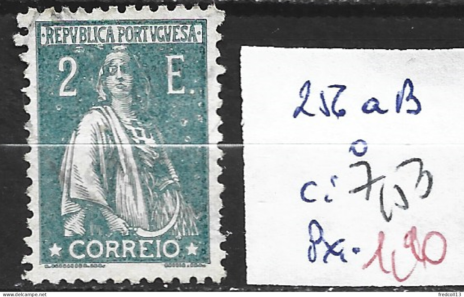 PORTUGAL 256aB Oblitéré Côte 7.50 € - Used Stamps