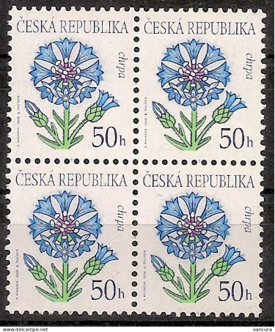 ** 378 Czech Republic - Corn-flower 2003 - Unused Stamps