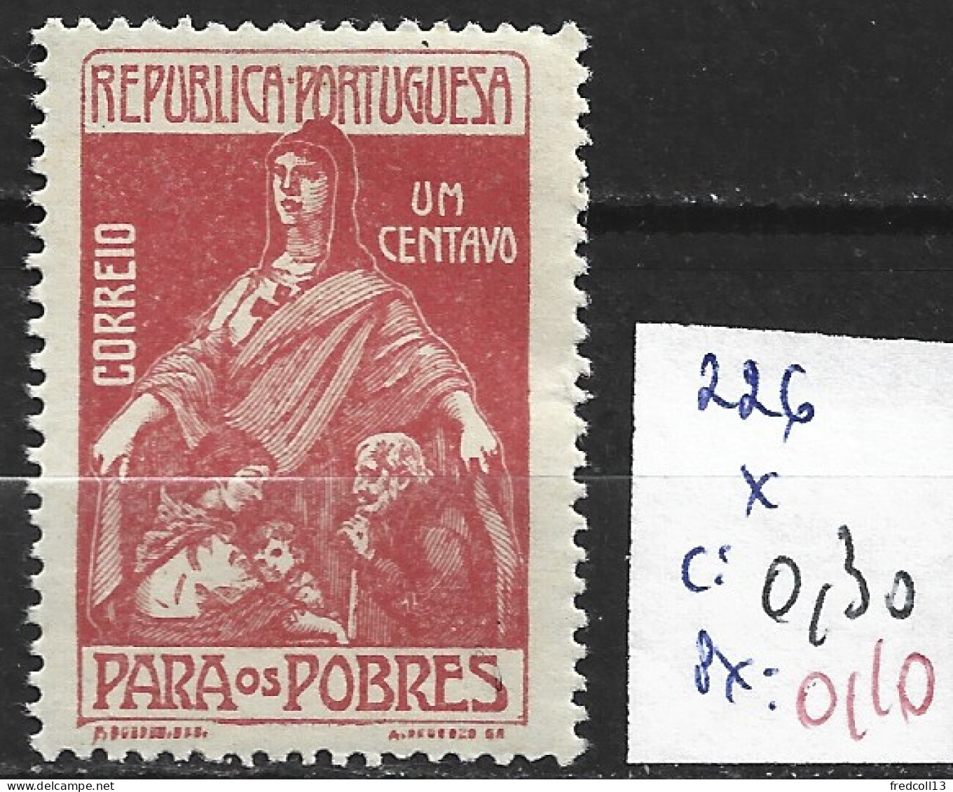 PORTUGAL 226 * Côte 0.30 € - Neufs