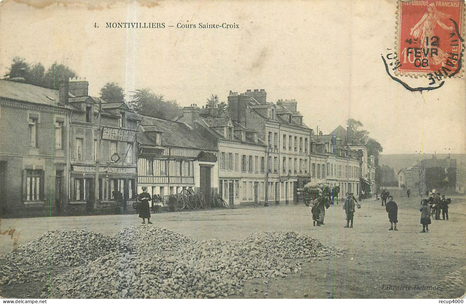 76 MONTIVILLIERS  Cours Sainte Croix   2 Scans - Montivilliers