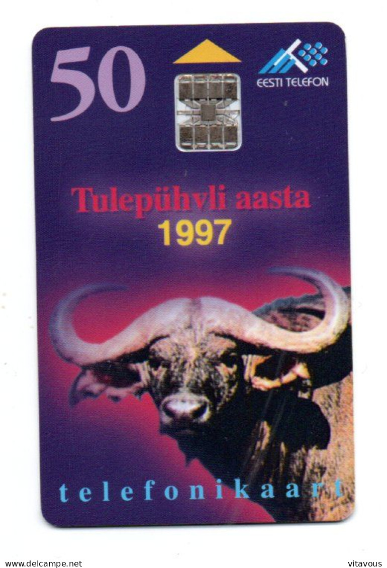 Buffle Animal Télécarte 1997 Estonie Phonecard Telefonkarte (K 70) - Estonia