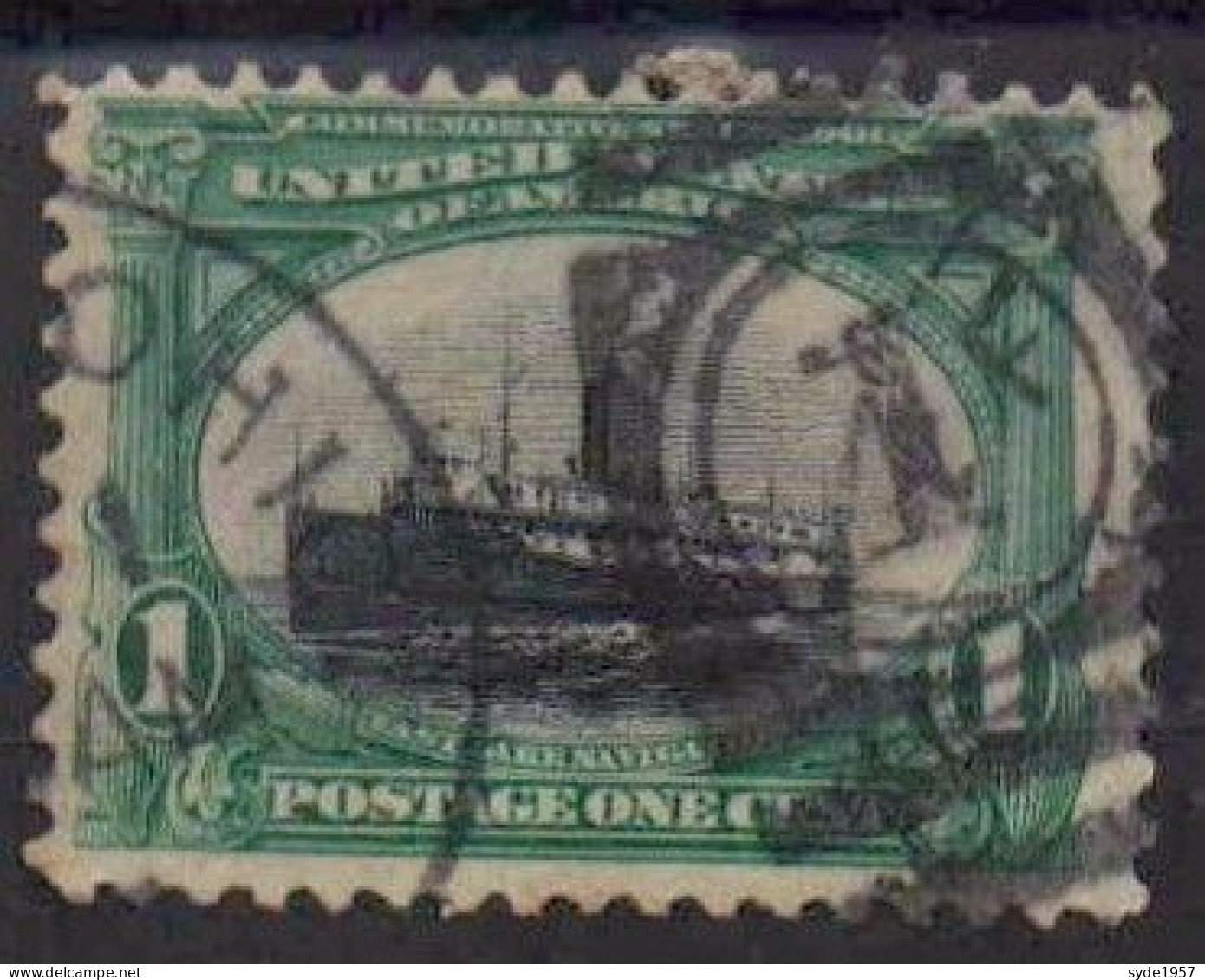 1901 émission Exposition Pan-américaine 1 C Navigation Rapide Sur Le Lac - Used Stamps