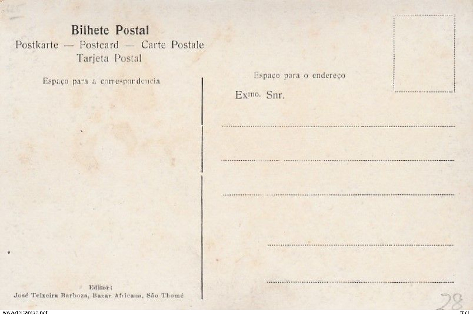 Sao Tome Et Principe - Um Trecho Ao Fundo Da Rua Catharina Jorge - S.Thomé - Sao Tome And Principe