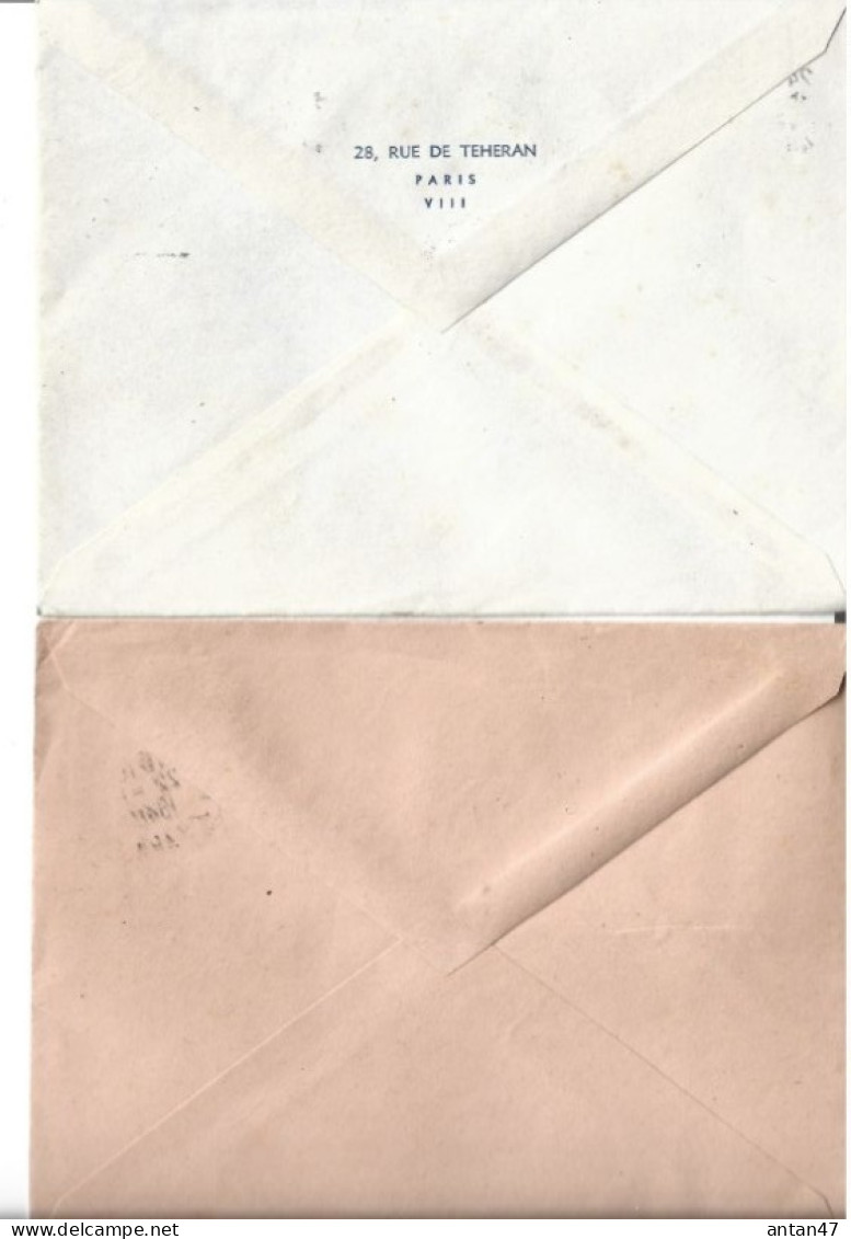 2 Enveloppes Commerciales 1948 / 75008 75013 PARIS Etadl L.R / Timbre Oblitéré PARIS NEUILLY Type CERES 2F - 1945-47 Ceres Of Mazelin