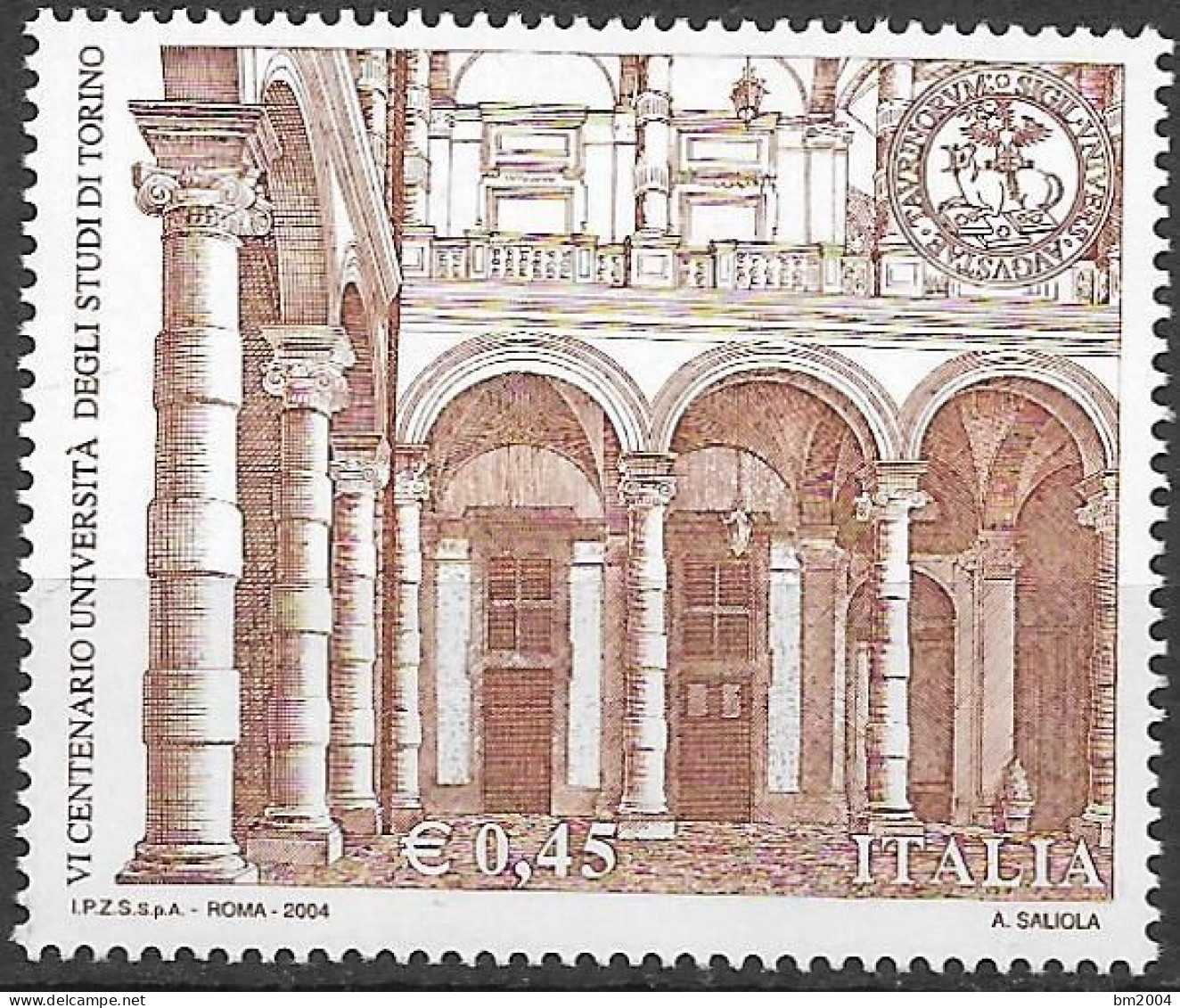 2004 Italien  Mi. 2978 **MNH  600 Jahre Universität Turin. - 2001-10: Neufs