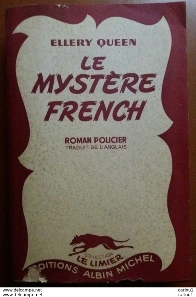 C1 ELLERY QUEEN Le Mystere French EPUISE French Powder Mystery 1950 Le Limier PORT INCLUS France - Albin-Michel - Le Limier