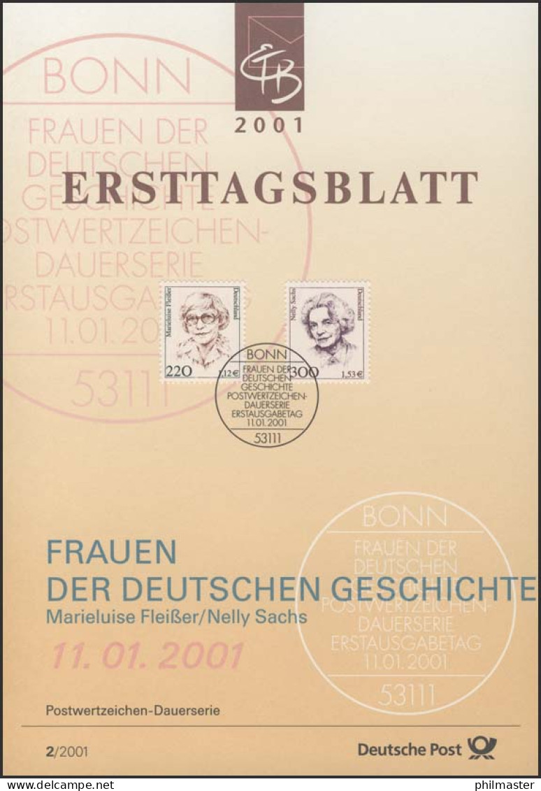 ETB 02/2001 - Frauen: Marieluise Fleißer, Nelly Sachs - 2001-2010