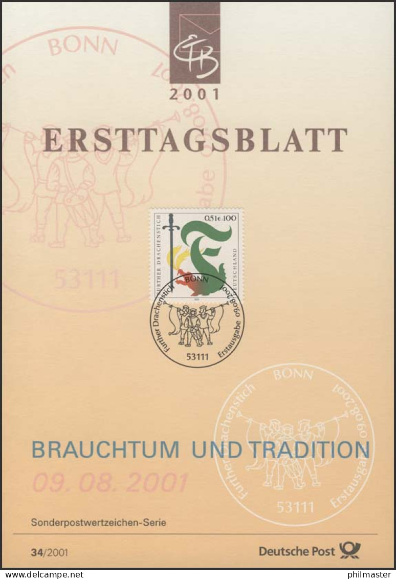 ETB 34/2001 - Tradition, Drache, Schwert - 2001-2010